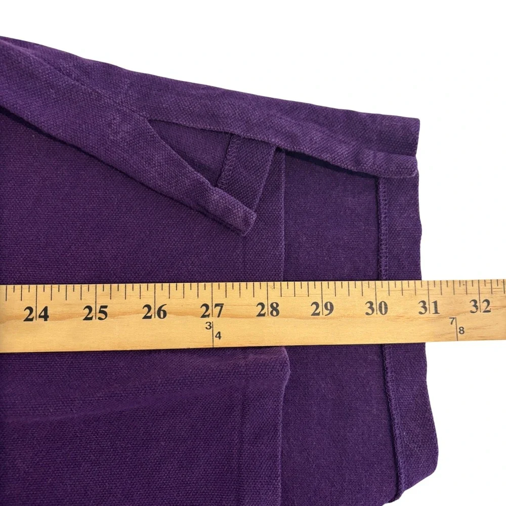 Polo Ralph Lauren Dark Purple Polo Mens L Long Sleeve Cotton Pony Logo School